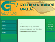 Tablet Screenshot of geoportopava.cz